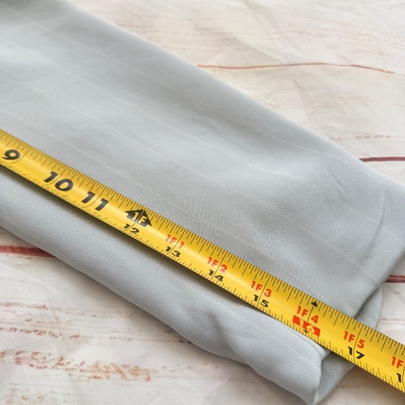 LAUREN Ralph Lauren | Silk Blend Blazer Jacket | Size 12 | Light Blue - Picture 6 of 9